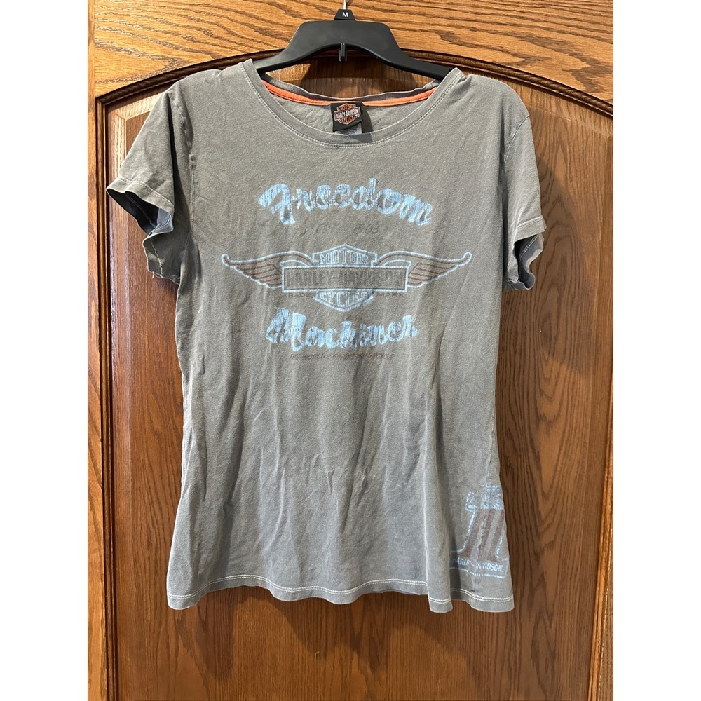 Harley-Davidson Freedom Machover Tee Mobile Bay Alabama‎ Womens XL T-Shirt